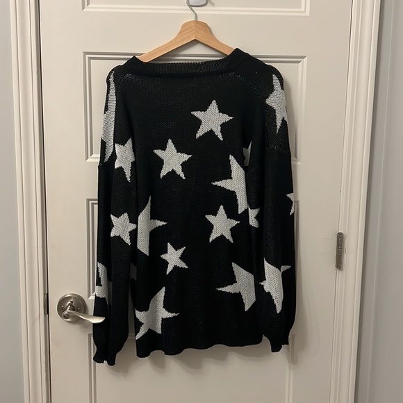 Super cute star sweater! Not too heavy and gently worn. - Picture 2 of 2